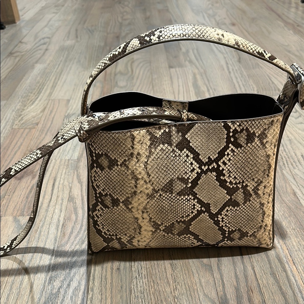 Mango Snakeskin Pattern Women's Bag